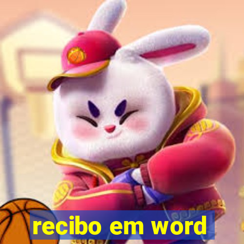 recibo em word